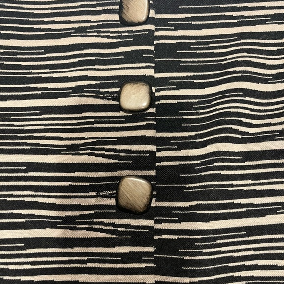 Trina Turk Belted Brown And Cream Print Dress Size 4 - Picture 5 of 8